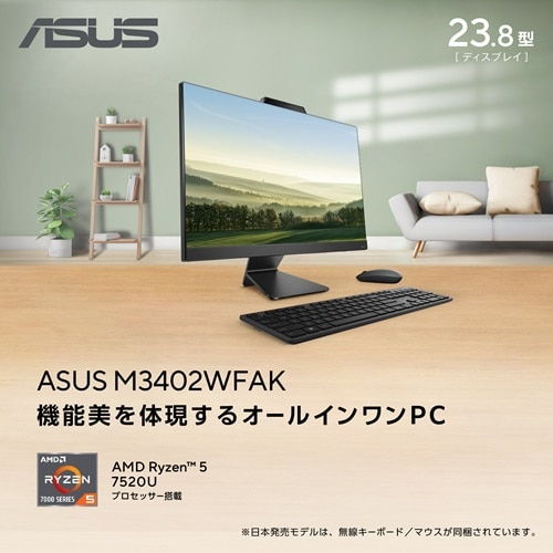 ASUSiGCX[Xj 23.8^fXNgbvp\R M3402WFAK-BPC039WS