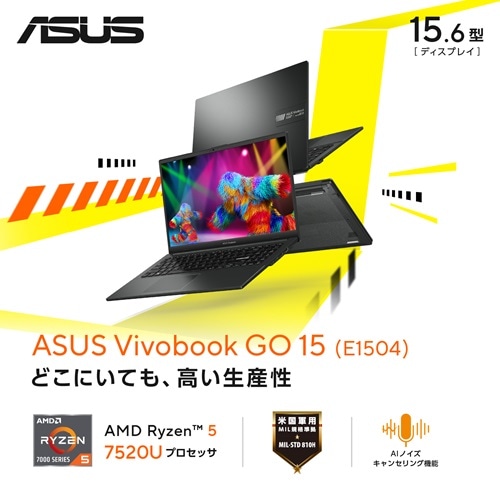 ASUSiGCX[Xj 15.6^m[gp\R@ASUS Vivobook Go 15 E1504FA E1504FA-R585KWS4