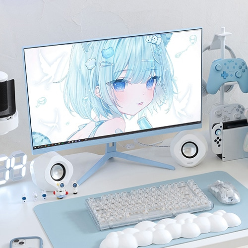 PixioisNVIj 23.8^ Q[~Oj^[ PX248 PIXIO WAVE PASTEL BLUE PX248WAVEB-O