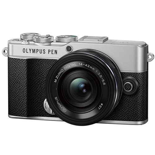 大得価100%新品 (オリンパス) OLYMPUS E-P7 14-42 ﾚﾝｽﾞｷﾂﾄ ｼﾙﾊﾞｰ