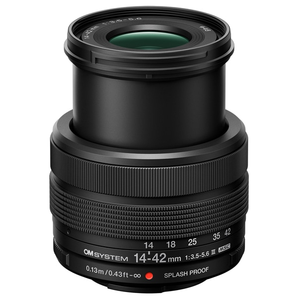 OM SYSTEM&nbsp;�����p�����Y�@�}�C�N���t�H�[�T�[�Y&nbsp;M.ZUIKO DIGITAL 14-42mm F3.5-5.6 III BLK