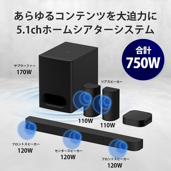 SONY（ソニー） ホームシアターシステム BRAVIA Theatre System 6｜HT