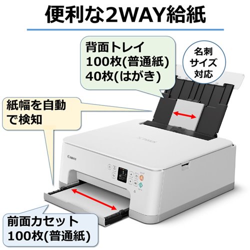 Canon（キヤノン） インクジェットＡ４カラー複合機｜PIXUSTS7530WH｜[通販]ケーズデンキ