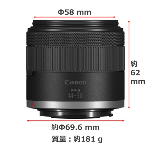 新作グッ Canon（キヤノン） キヤノンRFマウント｜RF-S14 交換用レンズ レンズ(ズーム)