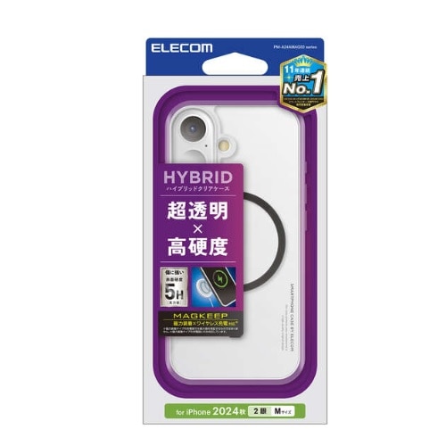 GR iPhone 16Ή nCubhP[X MAGKEEP PM-A24AMAG02BK