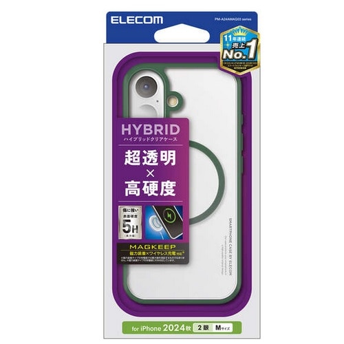 GR iPhone 16Ή nCubhP[XiMAGKEEPj PM-A24AMAG03GN