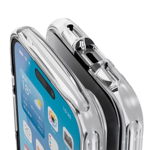 �G���R��&nbsp;iPhone 16 TOUGH SLIM LITE �^�t�\�t�g �I�[���N���A&nbsp;PM-A24ATSLUCCR