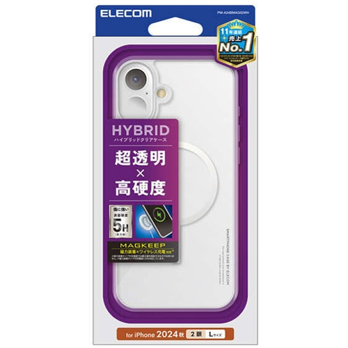 GR iPhone 16 Plus nCubhP[X MAGKEEP PM-A24BMAG02WH
