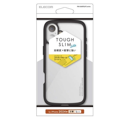 GR iPhone 16 PlusΉ TOUGH SLIM LITE nCubhP[X PM-A24BTSLFCBK