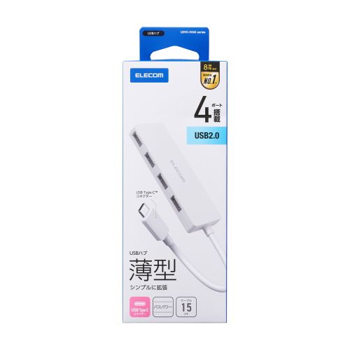 GR USB Type-C 4|[gUSB2.0nu U2HC-H040WH