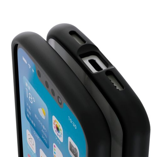 GR iPhone 16e TOUGH SLIM LITE P[X t[J[ Ot PM-A25STSLFCRBK