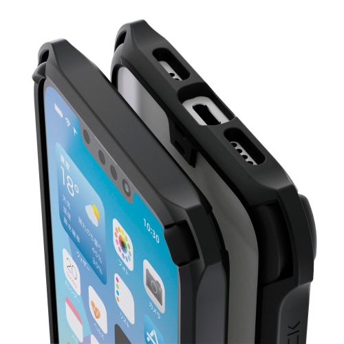GR iPhone 16e ZEROSHOCK P[X t[J[ ^XebJ[t PM-A25SZEROFCBK