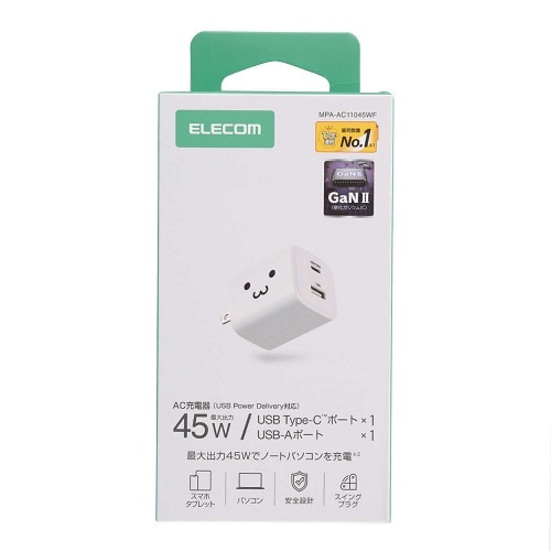 GR USB Power Delivery 45W AC[d(C×1+A×1) MPA-AC11045WF