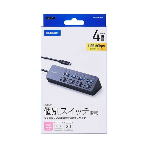 GR USB Type-C(TM) 4|[gUSB 5Gbpsnu U3HC-S040BK