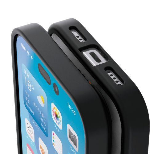 �G���R��&nbsp;iPhone 17�p �n�C�u���b�h�P�[�X D3O ���^���X�e�b�J�[�t&nbsp;PM-A25AD3OFCBK