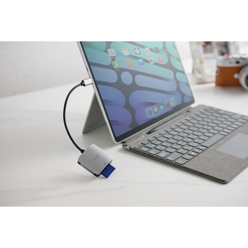 �G���R��&nbsp;USB Type-C�ڑ��P�[�u���t���������[�J�[�h���[�_�[(UHS-I)&nbsp;MR3C-C20SV