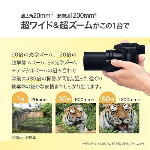 Panasonic（パナソニック） 望遠タイプデジタルカメラ LUMIX｜DC-FZ85D-K｜[通販]ケーズデンキ