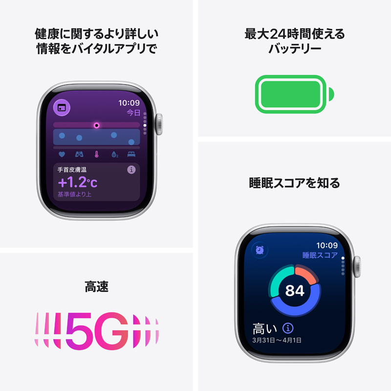 AppleiAbvj Apple Watch Series 11iGPS + Cellularfj- 42mmA~jEP[X MF834J/A