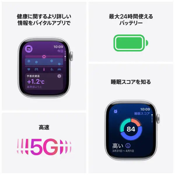 AppleiAbvj Apple Watch Series 11iGPS + Cellularfj- 46mm`^jEP[X MFD54J/A