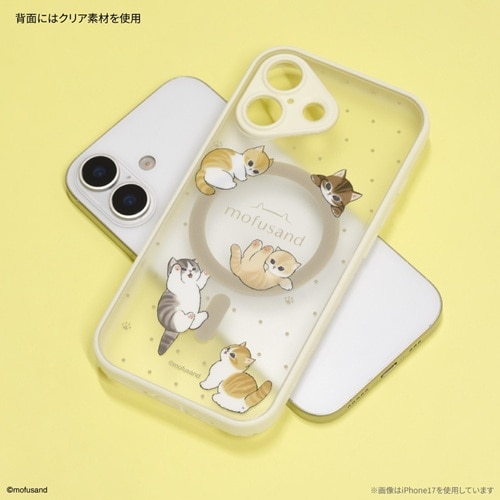�O���}���f�B�[�Y&nbsp;mofusand IIIIfit �v�����v�t���[�� iPhone17 MagSafe �Ή� �P�[�X&nbsp;MOFU-97A