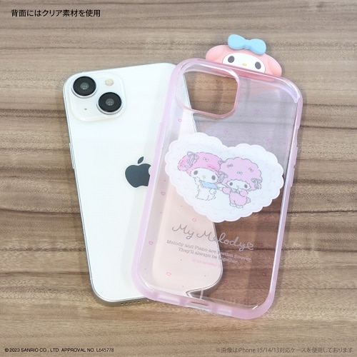 O}fB[Y TILN^[Y t[ IIIIfit Clear iPhone15 Pro ΉP[X SANG-374HG