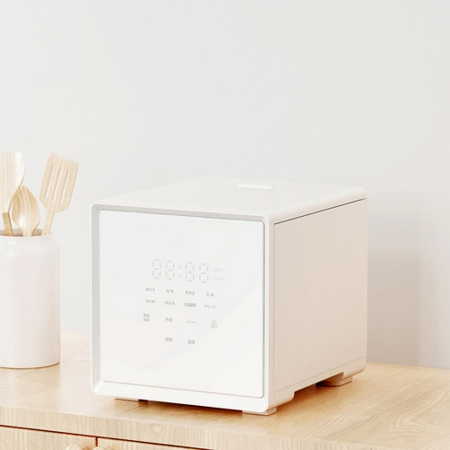 山善 キューブ型マイコンジャー炊飯器｜NEJS-072CM-W｜[通販]ケーズデンキ