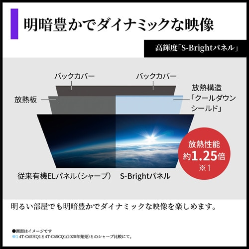 SHARPiV[vj 55V^@4K`[i[L@ELer@AQUOS OLED@HQ1CiGoogle TVj 4T-C55HQ1