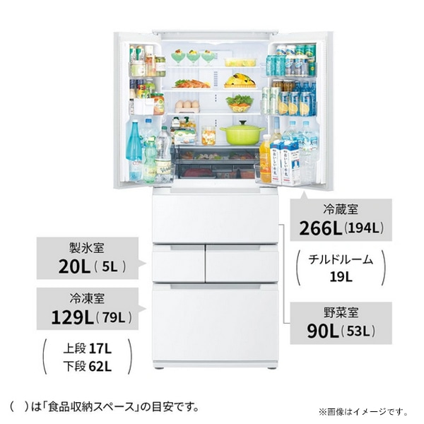 SHARP（シャープ） 6ドア プラズマクラスター冷蔵庫 FiT63シリーズ｜SJ