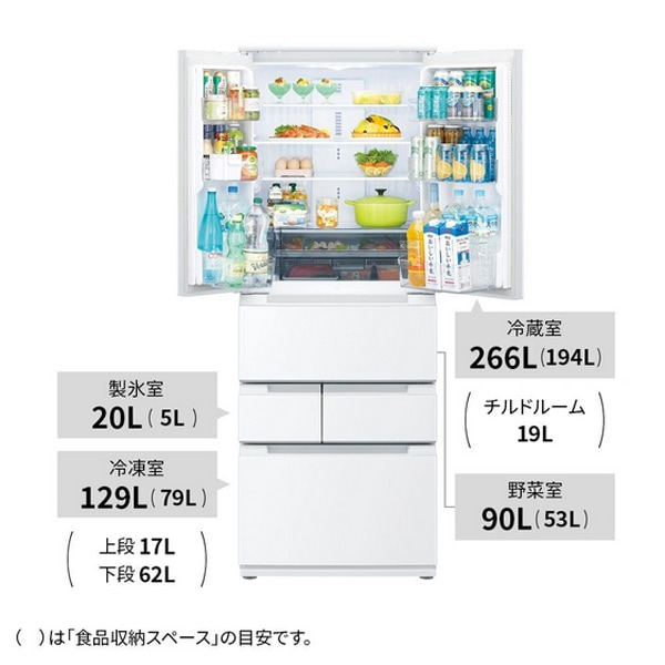 SHARP（シャープ） 6ドア プラズマクラスター冷蔵庫 FiT63シリーズ｜SJ