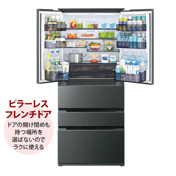 SHARP（シャープ） 6ドア プラズマクラスター冷蔵庫 FiT63シリーズ｜SJ