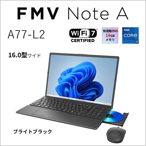 �x�m��&nbsp;16�^�m�[�g�p�\�R���@FMV Note A�@A77-L2&nbsp;FMVA77L2BA