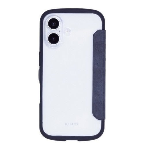 NATURAL design&nbsp;iPhone 17�Ή� �w�ʎ蒠�^�P�[�X�iChrome NATURAL�j&nbsp;iP25-61-CHN02