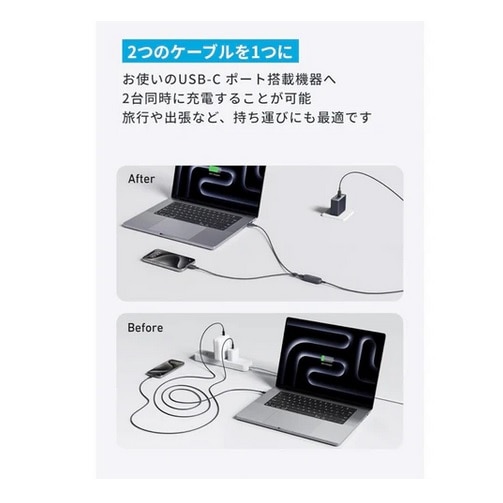 ANKER USB-C  USB-C P[u (2-in-1, 140W) A8895N12
