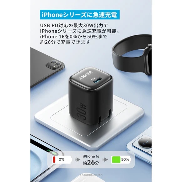 ANKER [d@Anker Zolo Charger (30W) A2698N31