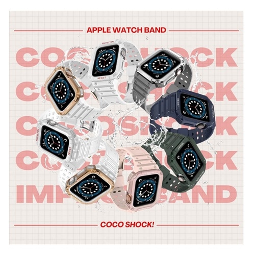 �b�n�b�n��������&nbsp;Apple Watch�Ή� �R�R�V���b�N�o���h&nbsp;1753-424445-CLEAR