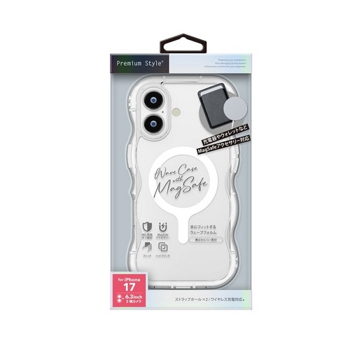 PGA&nbsp;iPhone 17�p �E�F�[�u�P�[�X�iMagSafe�Ή��j&nbsp;PG-25AMW01CL