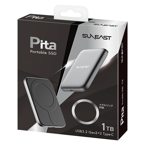 SUNEASTiTC[Xgj Pita Potable SSD@Ot|[^uSSD PS01T2LP1