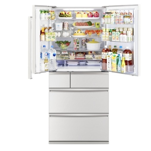 三菱電機（MITSUBISHI） 6ドア冷蔵庫 置けるスマート大容量 WXD