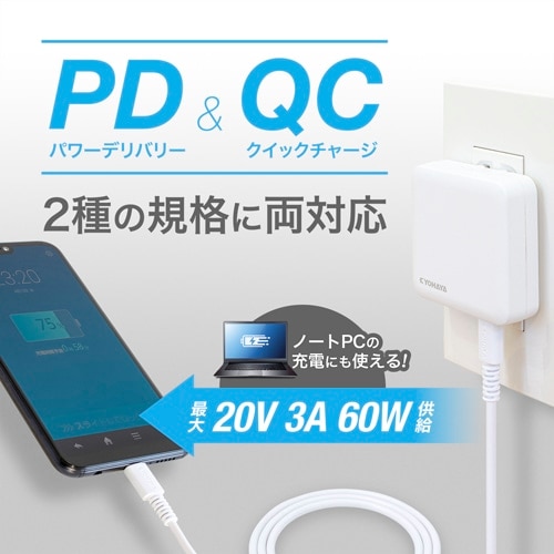 京ハヤ USB Type-CtoCケーブル 2m|JKNMCCC200WH 京ハヤ USB Type-CtoCケーブル 2m|JKNMCCC200WH
