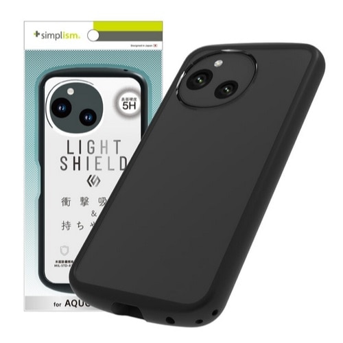 gjeB AQUOS sense9Ή [LIGHT SHIELD]nCubhNAP[X TR-AQ24S-LD-CLBK