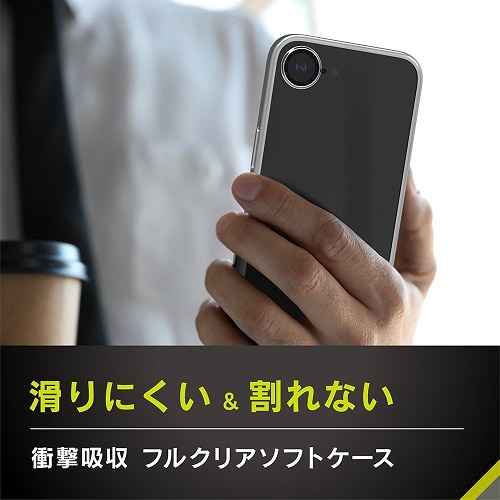 gjeB iPhone 16e [Aegis Solid] ݌v tJo[TPUP[X TR-IP25S-AGSL-CLBK