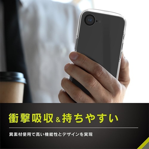 gjeB iPhone 16e [LIGHT SHIELD Solid] ݌v Ռz nCubhNAP[X TR-IP25S-LDSL-CLRD