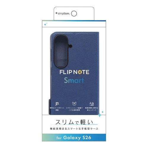 �g���j�e�B&nbsp;Galaxy S26�p [Smart FlipNote] ���^�X�}�[�g�t���b�v�m�[�g�P�[�X&nbsp;TR-GA26S-FNS-LNV