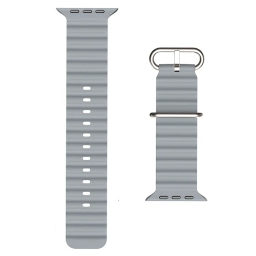 �g���j�e�B&nbsp;Apple Watch 49mm / 46mm / 45mm / 44mm / 42mm ���G�肳�炳�� ���L�@�\�t�� �G���X�g�}�[�E�F�[�u�o���h&nbsp;TR-AW26L-ABEW-GY