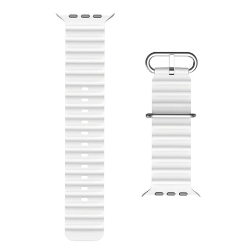 �g���j�e�B&nbsp;Apple Watch 49mm / 46mm / 45mm / 44mm / 42mm ���G�肳�炳�� ���L�@�\�t�� �G���X�g�}�[�E�F�[�u�o���h&nbsp;TR-AW26L-ABEW-WT