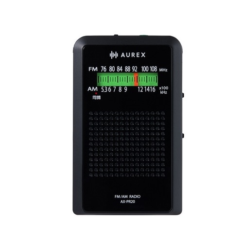 AUREX&nbsp;LED���C�g�t���|�P�b�g���W�I&nbsp;AX-PR20(K)