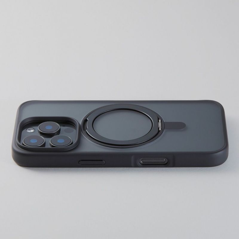 Deff iPhone 16 Prop OX^htP[X ETANZE RING MASTER DCS-IPE24MPMRBK