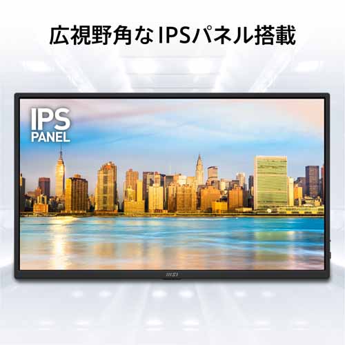 MSI（エムエスアイ） 15.6型モバイルモニター PRO MP165 E6｜PRO-MP165