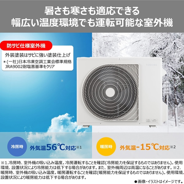 ���ŁiTOSHIBA�j&nbsp;�u�ȃG�l�v�G�A�R���@6.3kw�@�吴���i�������������j DR-C7KS�V���[�Y&nbsp;RAS-DR632C7KS(W)