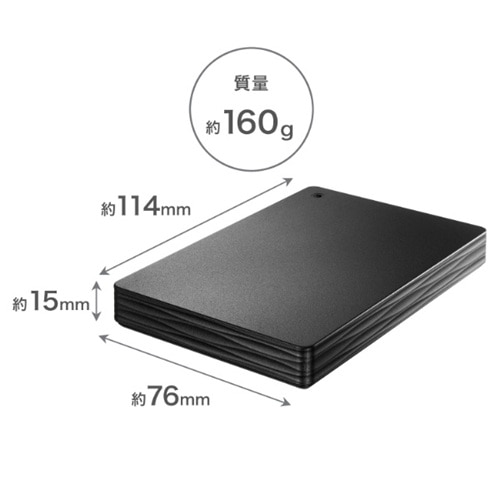 I-O DATA�i�A�C�E�I�[�E�f�[�^�@��j&nbsp;USB 5Gbps�iUSB 3.2 Gen1�j�Ή� �|�[�^�u���n�[�h�f�B�X�N�@�J�N���� Lite&nbsp;HDPH-UTV1K